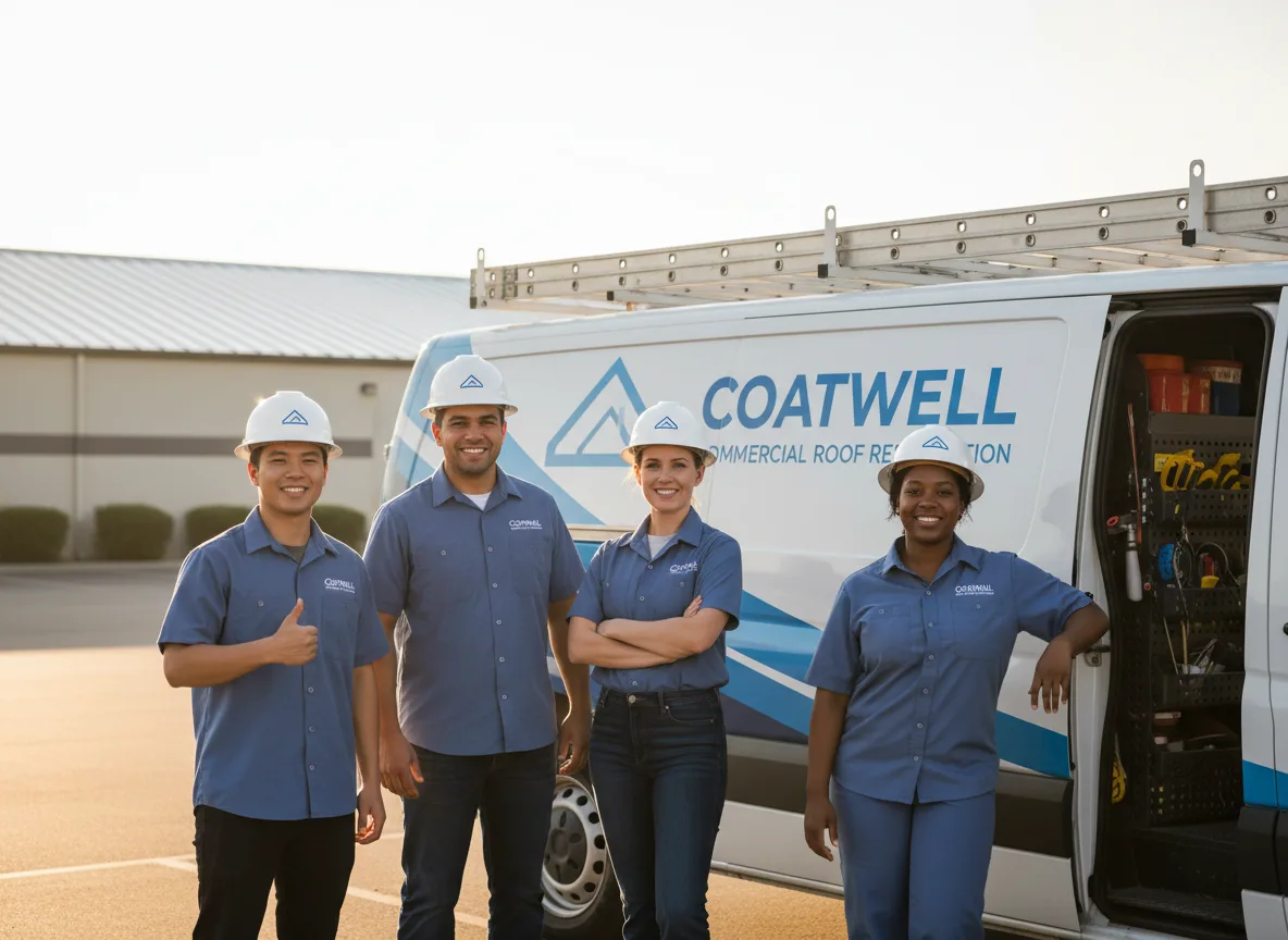 Commercial roof coating company in Elmwood, IL